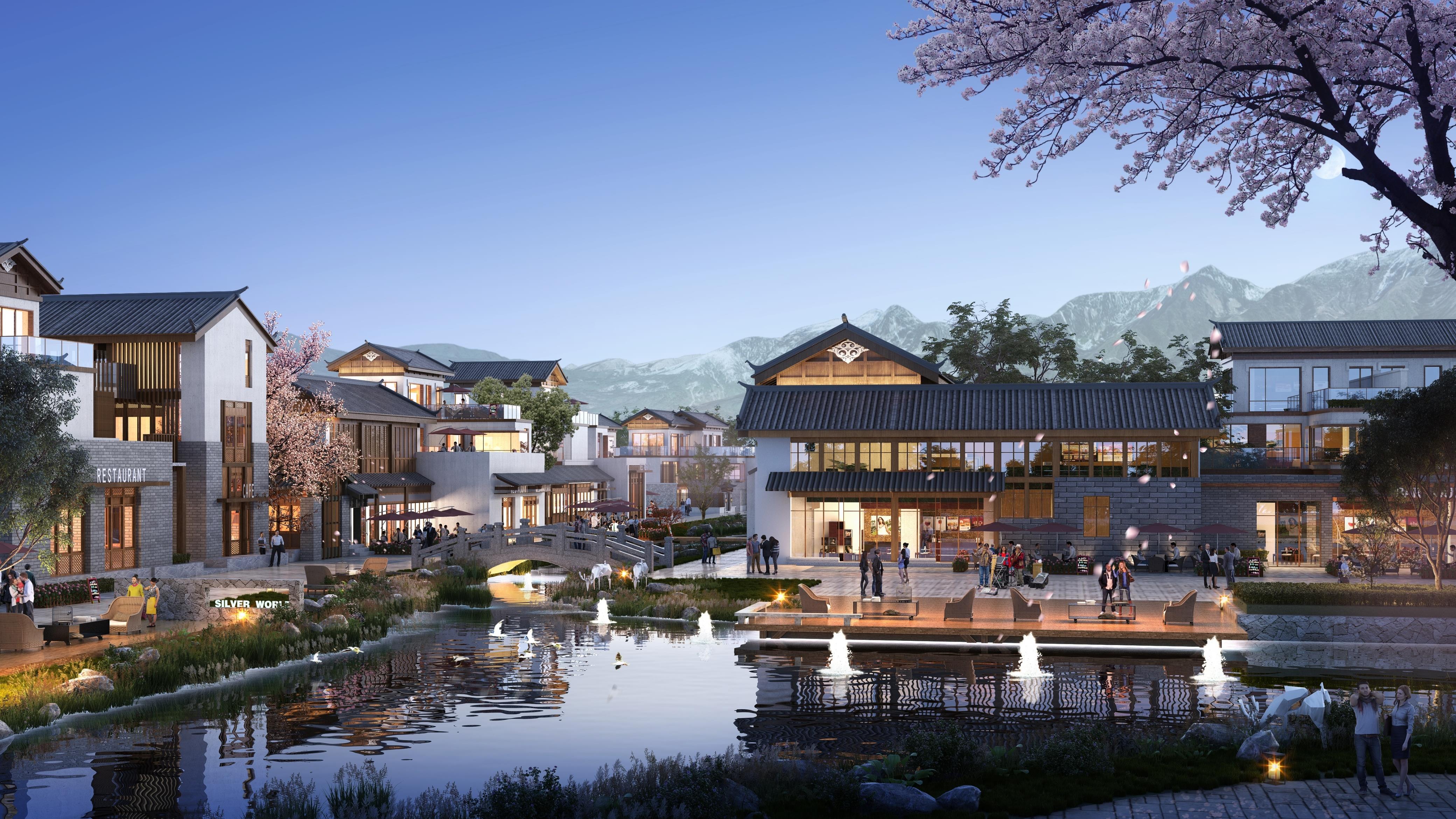 [大理]旅游文化小镇规划别墅建筑方案390页